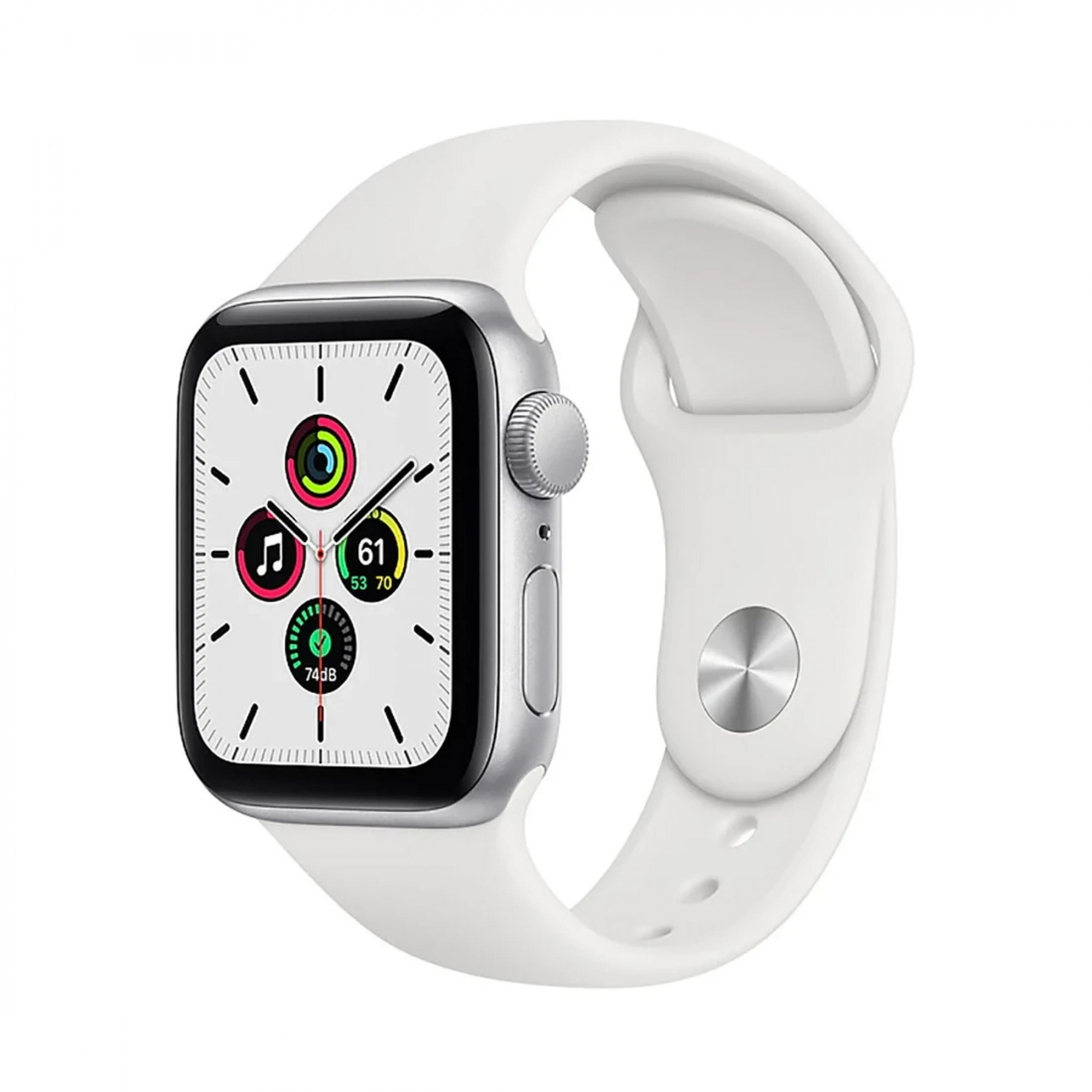 Apple Watch SE GPS 40mm Silver Aluminum Case w. White Sport B. (MYDM2) б/у